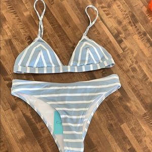 Cupshe striped bikini